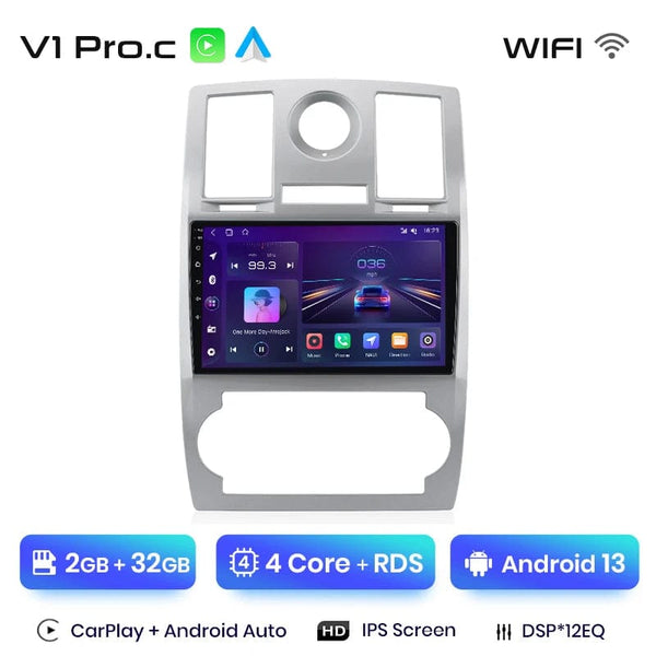 Planet Gates V1.C (1GB-32GB) / Poland Junsun Car Radio For Chrysler 300C Aspen 2004 - 2008 wireless CarPlay Android Auto car intelligent systems No 2 din 2din DVD