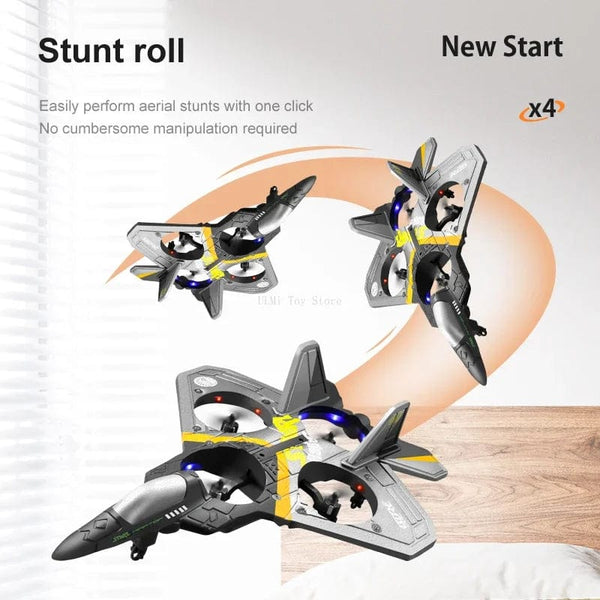 Planet Gates V17 RC Remote Control Airplane 2.4G Remote Control Fighter Hobby Plane Glider Airplane EPP Foam Toys RC drone Kids Gift rcplane