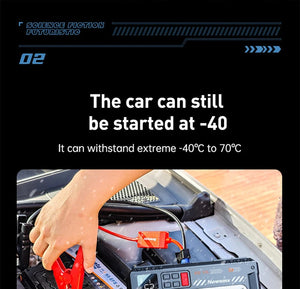 Planet Gates V6-22000mAh / CN Newsmy 22000mAh Jump Starter with Air Compressor Booster Tyre Inflator Portable Car Battery Power Bank Charger 12v Air Pump