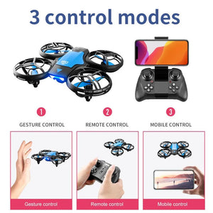 Planet Gates V8 New Mini Drone 4K 1080P HD Camera Drones WiFi Fpv Air Pressure Height Maintain  Foldable Quadcopter RC Dron Toy Gift