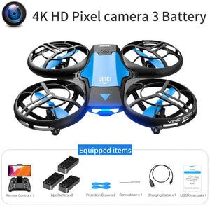 Planet Gates V8 New Mini Drone 4K 1080P HD Camera Drones WiFi Fpv Air Pressure Height Maintain  Foldable Quadcopter RC Dron Toy Gift