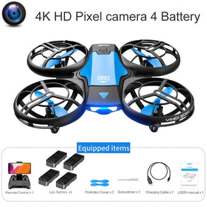 Planet Gates V8 New Mini Drone 4K 1080P HD Camera Drones WiFi Fpv Air Pressure Height Maintain  Foldable Quadcopter RC Dron Toy Gift