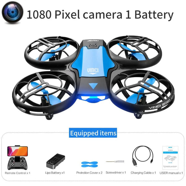 Planet Gates V8 New Mini Drone 4K 1080P HD Camera Drones WiFi Fpv Air Pressure Height Maintain  Foldable Quadcopter RC Dron Toy Gift