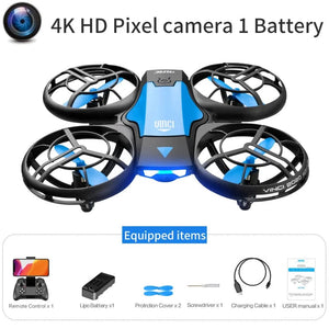 Planet Gates V8 New Mini Drone 4K 1080P HD Camera Drones WiFi Fpv Air Pressure Height Maintain  Foldable Quadcopter RC Dron Toy Gift