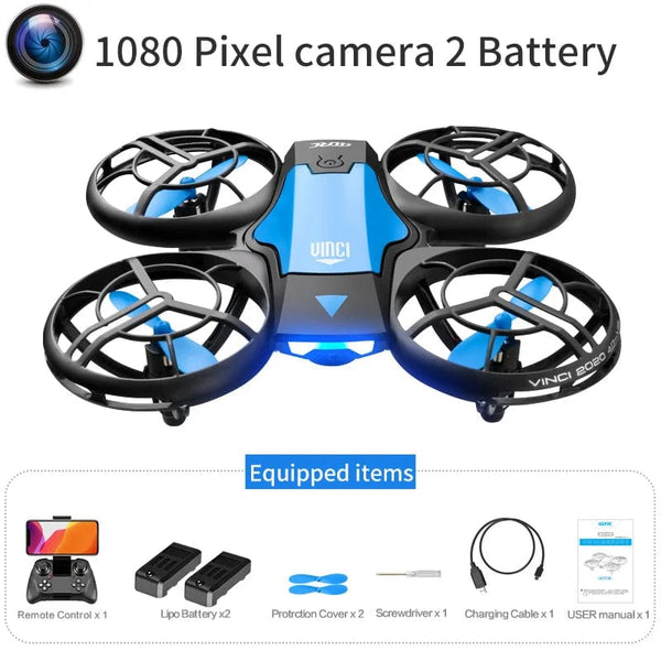 Planet Gates V8 New Mini Drone 4K 1080P HD Camera Drones WiFi Fpv Air Pressure Height Maintain  Foldable Quadcopter RC Dron Toy Gift
