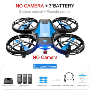 Planet Gates V8 Wholesale Induction Control RC Helicopters Toy Gift FPV VR Mini Drone 4k HD Aerial Photography Folding Quadcopter With Camera
