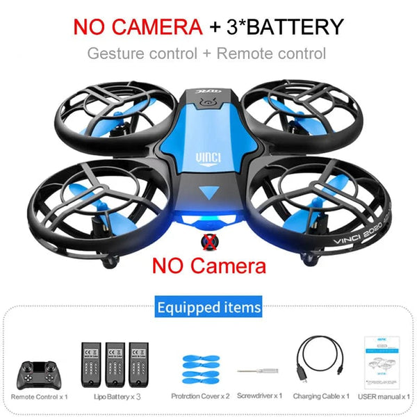 Planet Gates V8 Wholesale Induction Control RC Helicopters Toy Gift FPV VR Mini Drone 4k HD Aerial Photography Folding Quadcopter With Camera