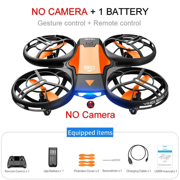 Planet Gates V8 Wholesale Induction Control RC Helicopters Toy Gift FPV VR Mini Drone 4k HD Aerial Photography Folding Quadcopter With Camera