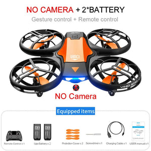 Planet Gates V8 Wholesale Induction Control RC Helicopters Toy Gift FPV VR Mini Drone 4k HD Aerial Photography Folding Quadcopter With Camera