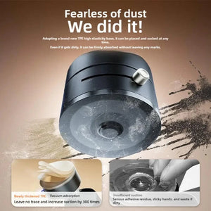 Planet Gates Vacuum Adsorption Magnetic Suction Cup Phone Mount Double Sided Hands-Free Magnetic Cell Phone Holder For Car/Gym/Mirror/Smoot