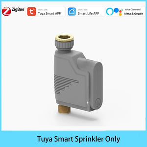 Planet Gates Valve Kit Tuya Zigbee Garden Watering Timer Smart Sprinkler Drip Irrigation System Built-in Water Flow Recorder With Soil Tester Gateway