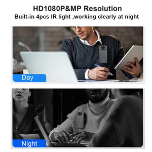 Planet Gates Vandlion A39 Full 1080P HD Mini Camera 3000mAh Camcorder Body Mount Cam Small 180° Rotating Bike Camera Sports DV Car DVR Webcam