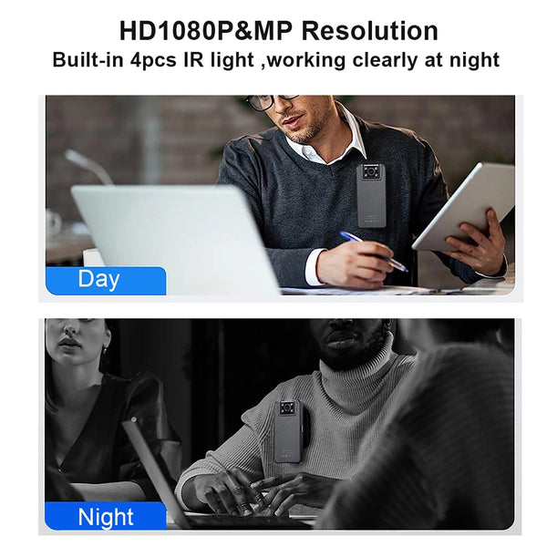 Planet Gates Vandlion A39 Full 1080P HD Mini Camera 3000mAh Camcorder Body Mount Cam Small 180° Rotating Bike Camera Sports DV Car DVR Webcam