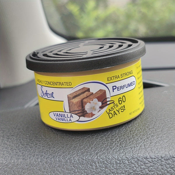 Planet Gates vanilla 1pc Car Air Freshener Jar, Jasmine/ Strawberry/ Bubble Gum/ Vanilla Cherry Aroma Diffuser, Car Interior Accessories