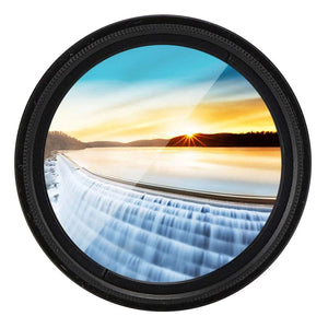 Planet Gates Variable Fader ND Filter Adjustable ND2 to ND400 Neutral Density for Camera Accessories Lens 11x11x2.5cm Polarizing Filter