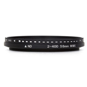 Planet Gates Variable Fader ND Filter Adjustable ND2 to ND400 Neutral Density for Camera Accessories Lens 11x11x2.5cm Polarizing Filter