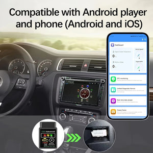 Planet Gates Variant1 Unlock Your Car's Hidden Potential: OBD2 Diagnostic Scanner With Bluetooth Scan Tool Adapter