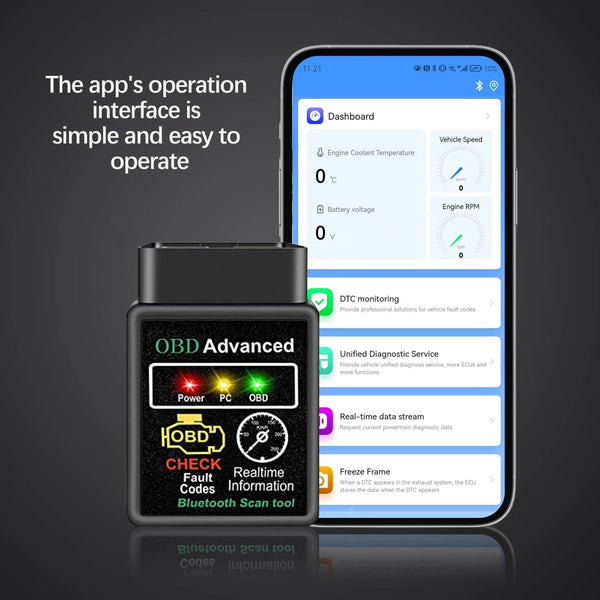Planet Gates Variant1 Unlock Your Car's Hidden Potential: OBD2 Diagnostic Scanner With Bluetooth Scan Tool Adapter