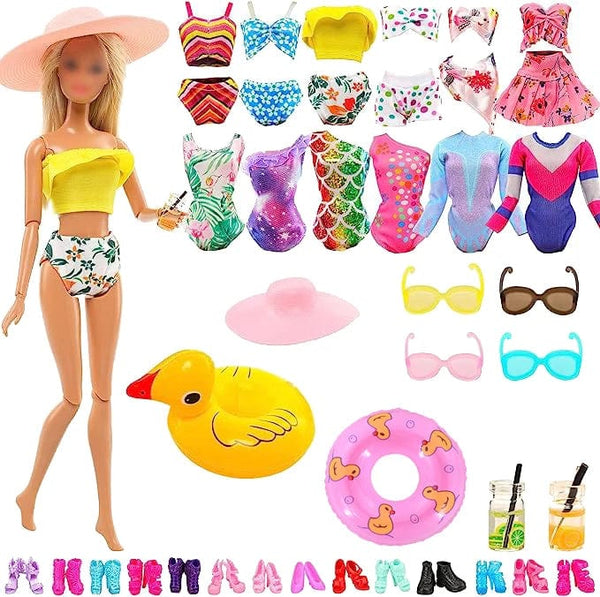 Planet Gates Various Set Barbies Doll Clothes Swimsuits Bikini Accessories for Barbie Doll Shoes Boots Skateboard For Barbie Doll Accessories