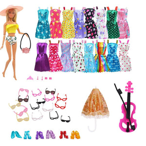 Planet Gates Various Set Barbies Doll Clothes Swimsuits Bikini Accessories for Barbie Doll Shoes Boots Skateboard For Barbie Doll Accessories