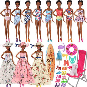 Planet Gates Various Set Barbies Doll Clothes Swimsuits Bikini Accessories for Barbie Doll Shoes Boots Skateboard For Barbie Doll Accessories