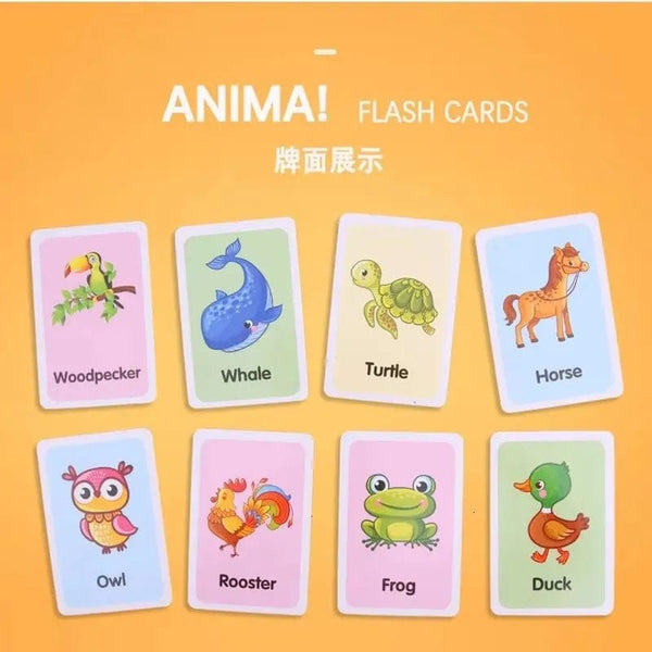 Planet Gates Vegetable 36pcs Children Cognition Cards Body Parts Animal Fruits Double Side Flashcards Montessori Baby Kids Early Educational Toys Gifts