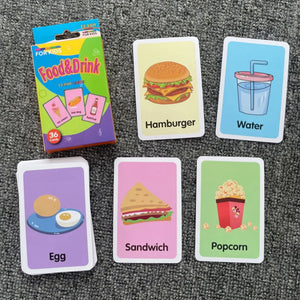 Planet Gates Vegetable 36pcs Children Cognition Cards Body Parts Animal Fruits Double Side Flashcards Montessori Baby Kids Early Educational Toys Gifts