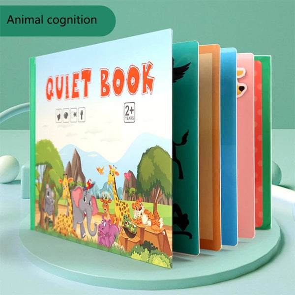 Planet Gates Vegetable-WT716 Quiet Busy Book Baby Montessori Material Toys Sticker Paste Matching Game Toddler Cognition Toy Book Kids Early Educational Toys