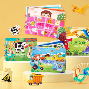 Planet Gates Vegetable-WT716 Quiet Busy Book Baby Montessori Material Toys Sticker Paste Matching Game Toddler Cognition Toy Book Kids Early Educational Toys