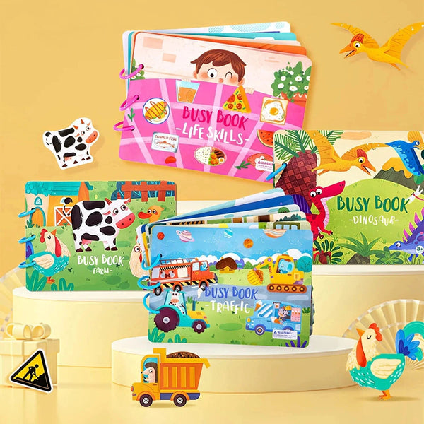 Planet Gates Vegetable-WT716 Quiet Busy Book Baby Montessori Material Toys Sticker Paste Matching Game Toddler Cognition Toy Book Kids Early Educational Toys