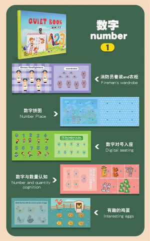 Planet Gates Vegetable-WT716 Quiet Busy Book Baby Montessori Material Toys Sticker Paste Matching Game Toddler Cognition Toy Book Kids Early Educational Toys