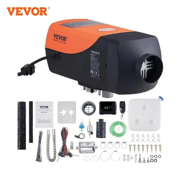 Planet Gates VEVOR Diesel Air Heater 12V 2/5/8KW Diesel Heater with Remote Control Parking Heater Car Heater for RV Trailer Camper Van Boat