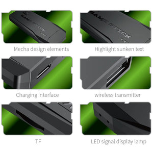 Planet Gates Video Game Console 64G Built-in 20000 Games Retro handheld Game Console Wireless Controller Game Player For Children Xmas Gifts