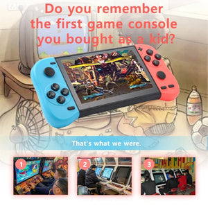 Planet Gates VILCORN X50 MAX Handheld Game Console for PS1 Retro Games Kids Video Game Player for GBA/SNES Portable Audio Gaming Console