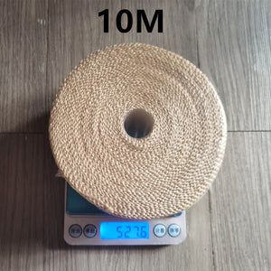 Planet Gates Vintage Motorcycle 5cm*5/10/15M Motorcycle Exhaust Pipe Header Heat Wrap Resistant Wrap Tape Fiberglass Heat Shield Motocross
