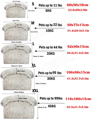 Planet Gates VIP Large Dogs Sofa Bed Washable Winter Warm Cat Bed Mat Couches Car Floor Furniture Protector