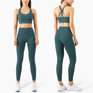 Planet Gates Vnazvnasi 2023 Yoga Set Leggings And Tops Fitness Sports Suits Gym Clothing Yoga Bra Seamless Leggings Running Women Tops Pant