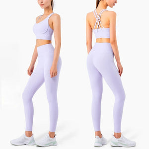 Planet Gates Vnazvnasi 2023 Yoga Set Leggings And Tops Fitness Sports Suits Gym Clothing Yoga Bra Seamless Leggings Running Women Tops Pant