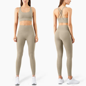 Planet Gates Vnazvnasi 2023 Yoga Set Leggings And Tops Fitness Sports Suits Gym Clothing Yoga Bra Seamless Leggings Running Women Tops Pant