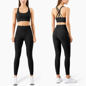 Planet Gates Vnazvnasi 2023 Yoga Set Leggings And Tops Fitness Sports Suits Gym Clothing Yoga Bra Seamless Leggings Running Women Tops Pant