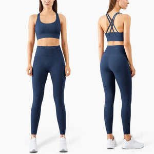Planet Gates Vnazvnasi 2023 Yoga Set Leggings And Tops Fitness Sports Suits Gym Clothing Yoga Bra Seamless Leggings Running Women Tops Pant