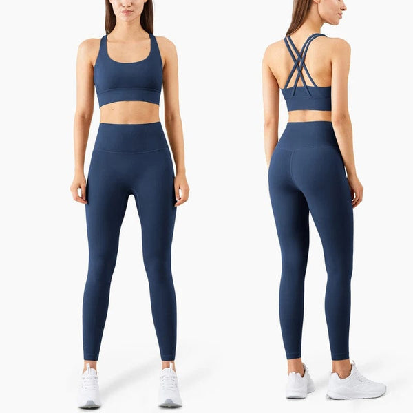 Planet Gates Vnazvnasi 2023 Yoga Set Leggings And Tops Fitness Sports Suits Gym Clothing Yoga Bra Seamless Leggings Running Women Tops Pant