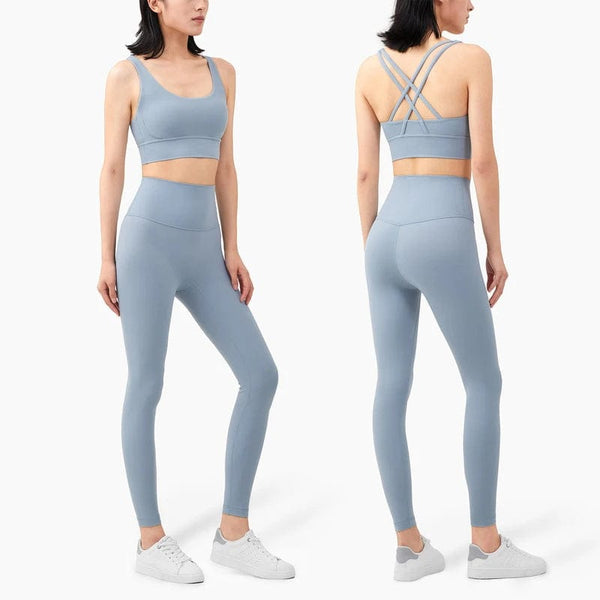 Planet Gates Vnazvnasi 2023 Yoga Set Leggings And Tops Fitness Sports Suits Gym Clothing Yoga Bra Seamless Leggings Running Women Tops Pant