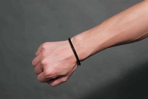 Planet Gates Vnox Vintage Stainless Steel Bangle for Men Women Mobius Twisted Cuff Bracelet Unisex Casual Pulseira Gents Jewelry