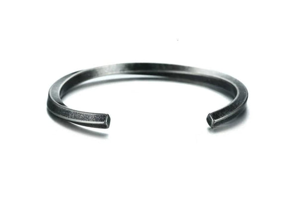 Planet Gates Vnox Vintage Stainless Steel Bangle for Men Women Mobius Twisted Cuff Bracelet Unisex Casual Pulseira Gents Jewelry