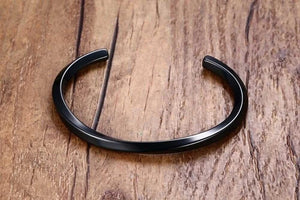 Planet Gates Vnox Vintage Stainless Steel Bangle for Men Women Mobius Twisted Cuff Bracelet Unisex Casual Pulseira Gents Jewelry