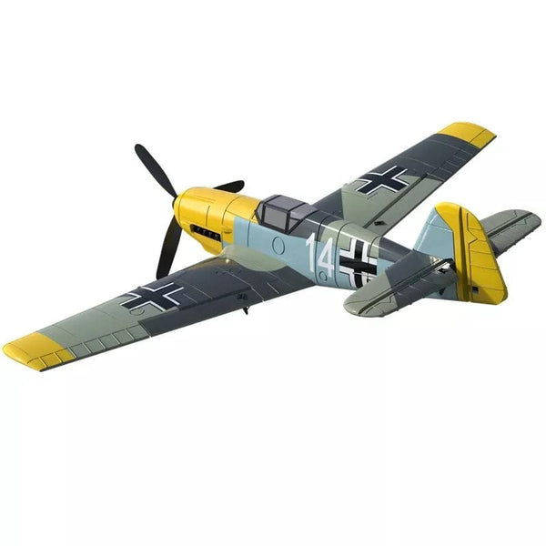 Planet Gates VolantexRC Remote Control Airplane BF109 2.4GHz 4CH 400mm Wingspan One Key U-Turn Aerobatic RC Plane  Warbird Gift Toys 761-11