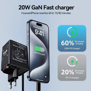 Planet Gates W&O GaN Fast Charging 20W Cable Type C and Lightning Liquid Silicone Cable for iPhone 14 15 Pro Max Xiaomi Realme Redmi ﻿
