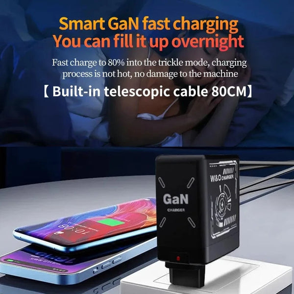 Planet Gates W&O GaN Fast Charging 20W Cable Type C and Lightning Liquid Silicone Cable for iPhone 14 15 Pro Max Xiaomi Realme Redmi ﻿