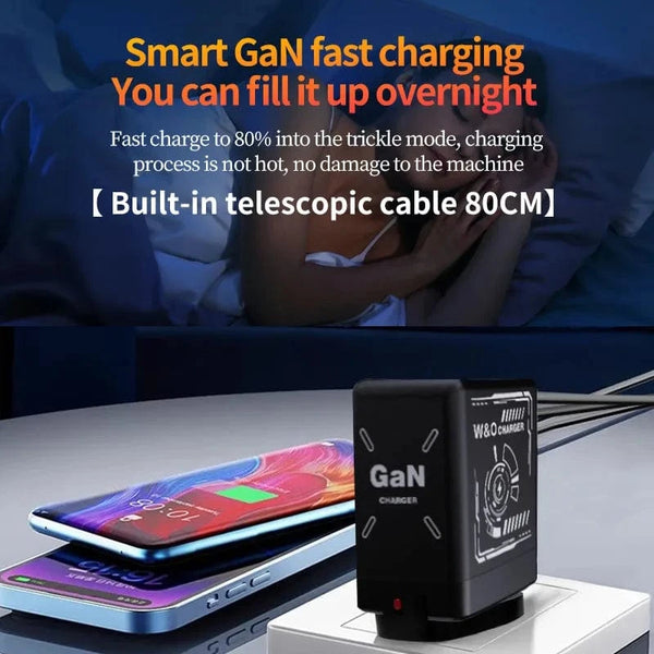 Planet Gates W&O GaN Fast Charging 20W Cable Type C and Lightning Liquid Silicone Cable for iPhone 14 15 Pro Max Xiaomi Realme Redmi ﻿